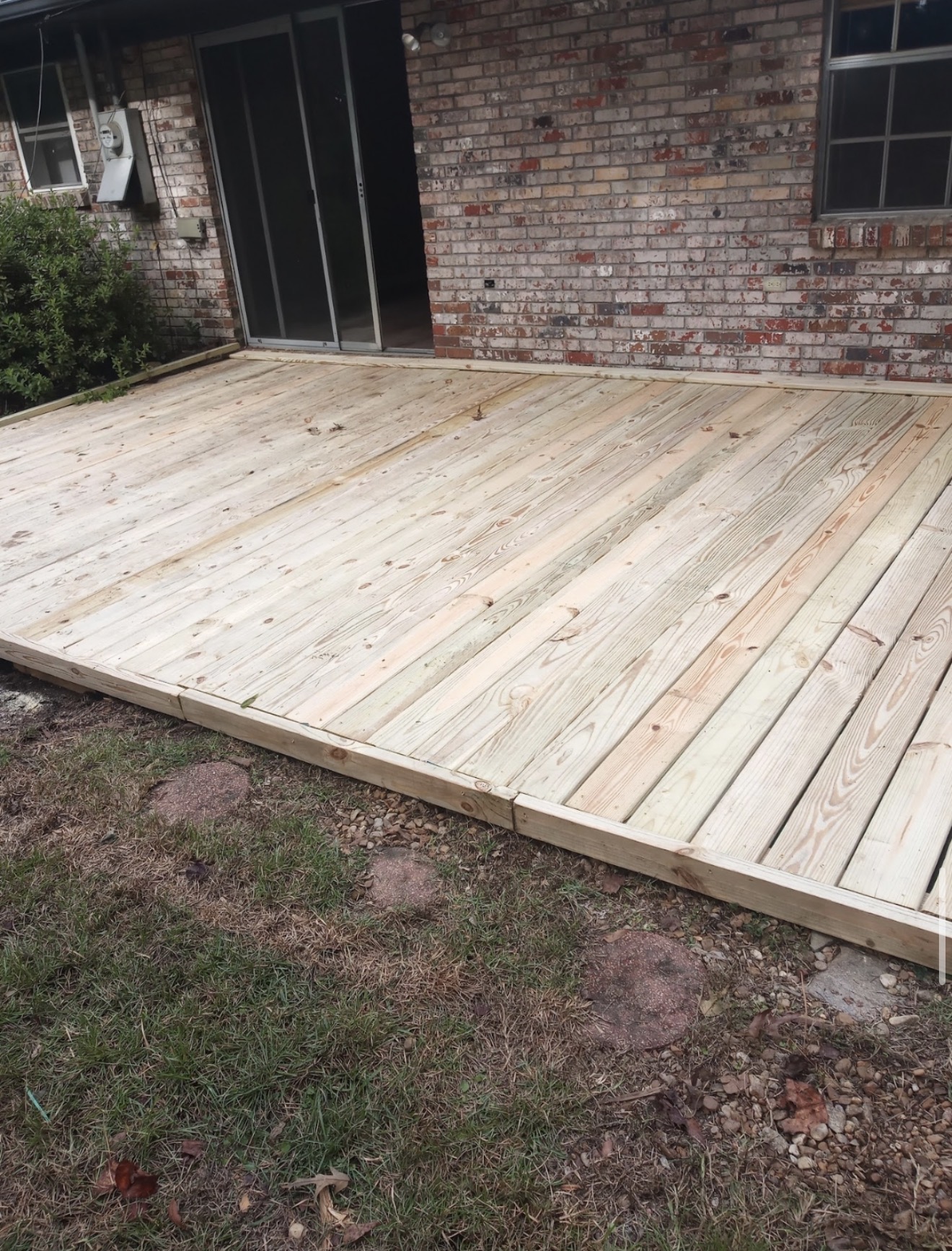 Deck before